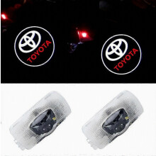 2 Pieces Door Projection Courtesy Lights Compatible with Toyota Camry Highlander Prado Prius Sienna, Welcome Puddle Lamps for Car Atmosphe