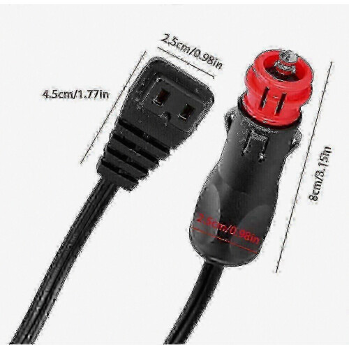 Stromkabel für Kompressor-Kühlgerät, 2 m, 12 V 1