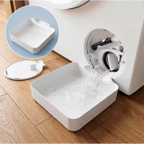 Washing Machine Drain Tray Prevents Water Overflow in Laundry Room, Waterproof Solution for Laundry Accessories 1