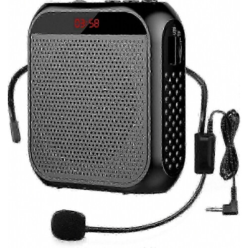 Portable Wireless Voice Amplifier with Microphone for Public Speaking and Presentations