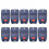 10 Pack 2 Button 433 MHz Rolling Code Remote Control for Garage Door and Gate Opener, Compact Durable Replacement Remote with Long Range 1
