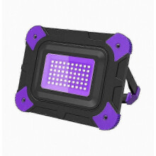 Wiederaufladbare kabellose UV-Schwarzlichtlampe, 60 LED Ultraviolett-Flutlicht, 6000 mAh, IP65, für Leuchtpartys und Nachtangeln, 1 Stück