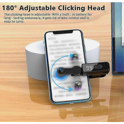 Auto Clicker for Phone, Smart Automatic Screen Tapping Device for Games and Live Streams, Adjustable Speed and Hands Free Operation 1