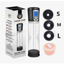 Electric Vacuum Pump Massager with 4 Suction Intensities, Rechargeable Automatic High Vacuum Device for Personal Use