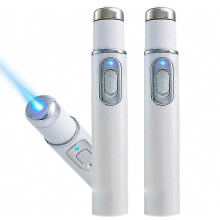2Pcs Blue Light Heat Therapy Varicose Veins Treatment Laser Pen Soft Scar Wrinkle Removal Acne Laser Pen