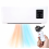 Radiateur mural pour dortoir avec télécommande, chauffage réglable, format compact pour chambre et bureau, installation murale discrète 1