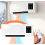 Radiateur mural pour dortoir avec télécommande, chauffage réglable, format compact pour chambre et bureau, installation murale discrète 2