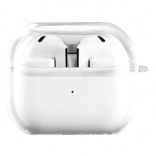 Beschermhoes van transparant pc voor oordopjes, compatibel met Samsung Galaxy Buds3 FE, beschermende cover voor earbuds, hoofdtelefoon niet inbegrep