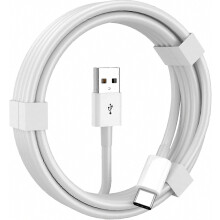USB A naar USB C kabel voor auto, compatibel met iPhone 17 16 15 en Pro Max Plus, USB C autolader voor CarPlay, duurzame snellaadkabel voor dagelijk