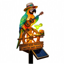 Lámpara decorativa con estaca de loro para jardín, fiestas y césped, ideal para patio y terraza