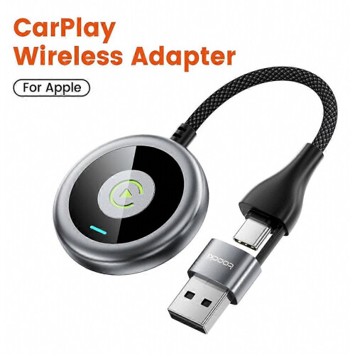 Bezdrôtový adaptér pre CarPlay USB-C na USB-A s Bluetooth 5.0, plug and play, pre auto 1