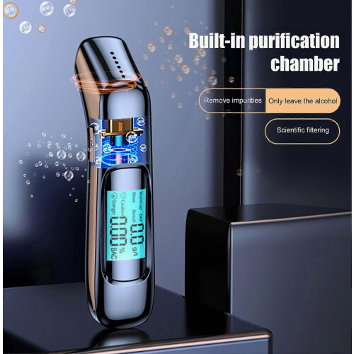 Alcootest numérique rechargeable par USB pour détection rapide avec écran clair et utilisation facile 2