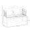Heavy-Duty Garden Bench-White 5