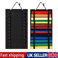 Martial Arts Belt Display Wall Rack Holder For Karate Taekwondo Belts Organizer