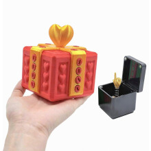 Funny Screw Box with Middle Finger Surprise, 3D Printed Prank Gift Box for Christmas Birthday Gag Gift