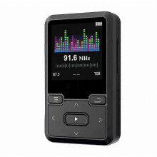 Tragbarer Musikplayer mit Schrittzähler, FM-Radio, Clip, Sport-MP3-Player, HiFi-Lossless-Sound, Bluetooth 5.0, 1,44-Zoll-Display, 32 GB Speicher