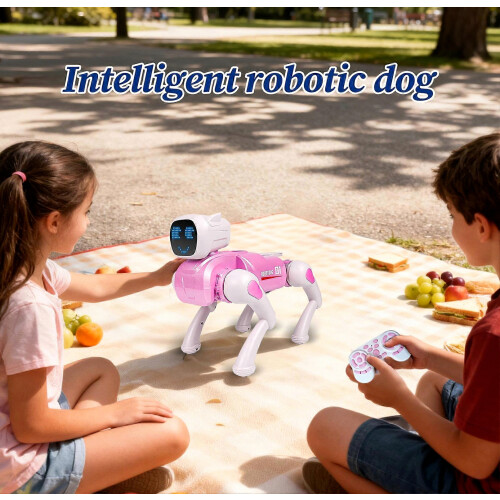 Interactive Robot Dog Toy with Voice Control, Walking Motion, Educational Learning Features, Intelligent Pet Companion 1