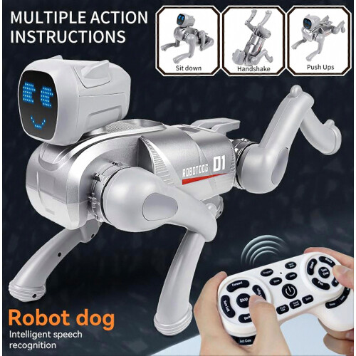 Interactive Robot Dog Toy with Voice Control, Walking Motion, Educational Learning Features, Intelligent Pet Companion 2