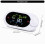 Quiet Trainer Adjustable Beat Metronome with Back Clip and Timer for Sports Training, White, Fast Setting 3