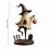 Witch Hat Figurine with Pumpkin Lantern Table Ornament, Retro Desktop Decor for Home Holiday Indoor Display 5
