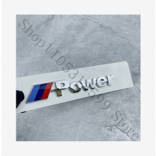 Embleem in zilverkleur voor M Sportpakket G20 G28 G61 G60 F36 G12, hoogwaardig en stijlvol forzijde-embleem