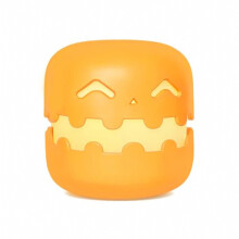 Pumpkin Night Light for Halloween Indoor Table Decoration, Warm Glow LED Lamp for Bedroom, Living Room and Party Decor