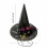 Halloween Witch Hat, Black Wizard Cap for Halloween Party, Cosplay Costume Accessory 5