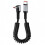 66W 90 Degree Spring USB C to USB C Cable, Fast Charging Type C Cord for Mobile Phones, Durable Coiled Data Cable 1