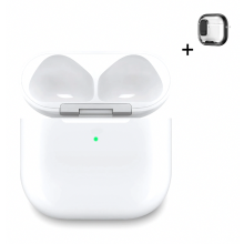 Laadcase voor draadloze oordopjes met USB-C-poort, draadloos opladen en beschermhoes, geschikt voor AirPods 4