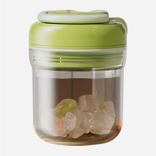 3-in-1 Ice Cup with Easy One-Click Release and Leak-Proof Design for Ice Making and Drinking