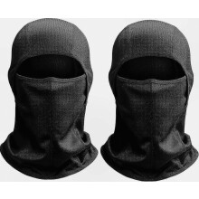 2 Pack Windproof Dustproof Balaclava for Skiing and Snowboarding, Breathable Face Mask for Cold Weather Outdoor Sports