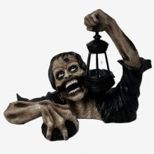 Escultura decorativa de horror zombi para jardín y decoración de Halloween, ornamentación espeluznante para exterior e interior