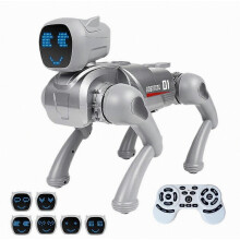 Interactive Robot Dog Toy with Voice Control, Walking Motion, Educational Learning Features, Intelligent Pet Companion