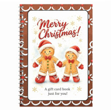 Livret porte-cartes de Noël à plusieurs pages pour adolescents, support de cartes de vœux pour les fêtes, finition soignée en papier robuste