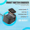 Câble de charge de remplacement compatible avec Versa 2, accessoire USB pour montre connectée, noir, pour usage quotidien 5