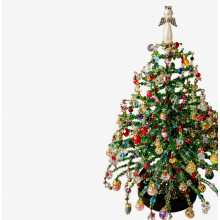 Weihnachts-Bastelset für Perlenbaum, unvollendete Handwerkszubehörteile für festliche Tischdekoration, Familien-Bastelgeschenk