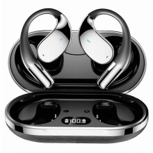 Cluasáin Gan Sreang Bluetooth 5.4 le Dearadh Cluaise Oscailte, Croí Chluas, Laghdú Torainn, Cluasáin Spóirt Éadroma agus Compordacha