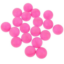 Colorful Pingpong Ball for Sports 50Pcs Rosy PP Plastic Table Tennis Balls