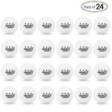 24pcs 3-star 40mm Table Tennis Balls Ping Pong Balls Amateur Advanced Training Practice Balls--white-Product Code 27534