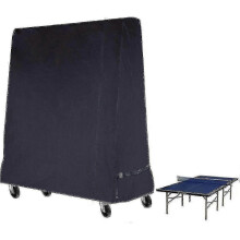 Waterproof Table Tennis Table Cover, 165x70x185cm Black, Ideal for UK Garden and Indoor Use