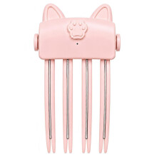 (B, Pink) Wireless Heated Volumizing Root Lift Clip, Portable Electric Volumizer Hair Styling Tool for Fine Thin Hair, Women & Girls