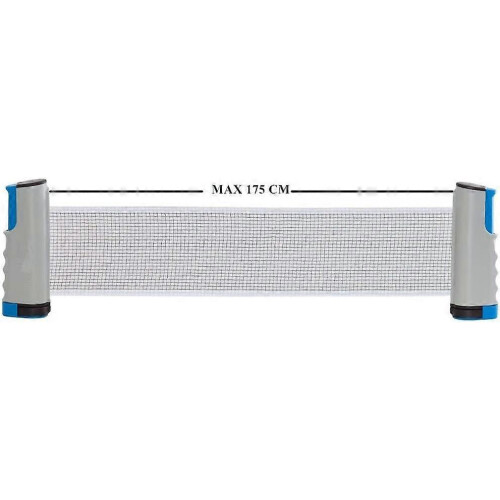 (Grey) Retractable Table Tennis Net Adjustable Length 1