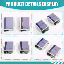1 Paar SC RS485 Bidirektionaler Optischer Datenkonverter RS485 Kommunikationsgerät Glasfaser-Transceiver EU-Stecker