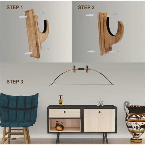4pcs Wall-Mounted Rack - Archery Storage & Display Shelf,Wall-Mounted Organizer