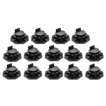 14-Pack Adjustable Deck Support Pedestals, 1.18"-2.36" (30-60 mm), for 2x4 & 2x6 Joist Framing