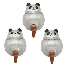 (3pcs) Panda Self Watering Device – Transparent – for Indoor Plants