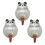 (3pcs) Panda Self Watering Device – Transparent – for Indoor Plants 1