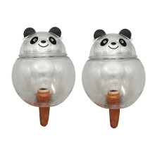 (2pcs) Panda Self Watering Device – Transparent – for Indoor Plants