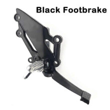 (CHINA, 1pc R Footbrake) Motorcycle Front Foot Pegs Motorcycle Left Footrest Gear Shift Lever Pedal For Kawasaki Ninja 300/250/r Z250 Z300 Ex250 Ex300