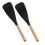 (C) Heat Resistant Silicone Spatula - with Wood Handle - for Cooking Mixing Baking 1